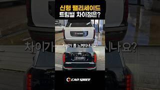 신형 팰리세이드 트림별 차이점은?
