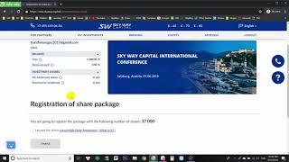 Hướng Dẫn Mua Gói Đầu Tư SkyWay 1000$ Trả Thẳng Giai Đoạn 13 2
