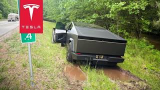 CYBERTRUCK DESTROYS UNAWARE DRIVER