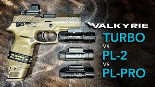 Olight Valkyrie Turbo vs PL Pro vs PL 2