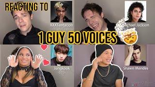 Waleska & Efra react to ONE GUY, 54 VOICES |Michael Jackson, JUNGKOOK & JIMIN, Eminem +more|REACTION