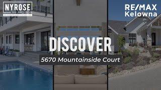 5670 Mountainside Court - Stunning Home For Sale in Kelowna BC