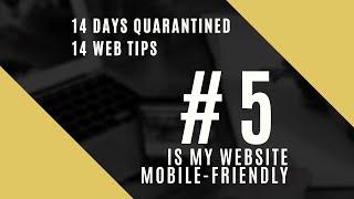 How to check if my website is mobile friendly