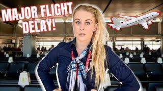 The REAL LIFE Of A FLIGHT ATTENDANT! A Chaotic Trip