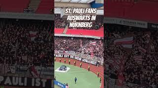 St. Pauli Fan Support beim Auswärtssieg in Nürnberg  #vlog #fußball #nürnberg #shorts