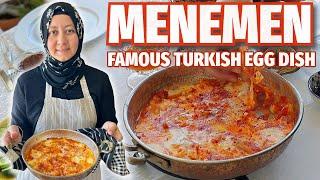 How To Make MENEMEN, Famous Turkish Egg Dish