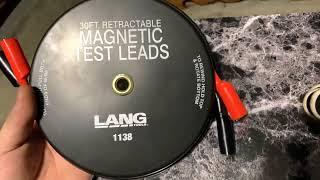 Lang magnetic test leads