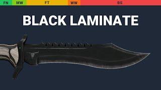 Bowie Knife Black Laminate - Skin Float And Wear Preview