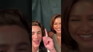 The way Timothée Chalamet says "yes ma'am' to Zendaya  | @TheHookOfficial