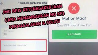 Data kpj tidak ditemukan ? BPJS KETENAGAKERJAAN - SOLUSI TERBAIK