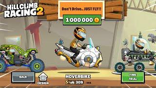 HILL CLIMB RACING 2 - NEW VEHICLE HOVERBIKE FULLY UPGRADED | GAMEPLAY