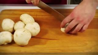 Chopping Mushrooms - CLEVER CHEF