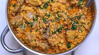 How To Cook Egusi Soup - Frying Method || Foodace Egusi Soup recipe