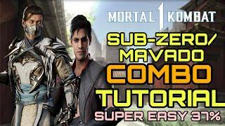 MK1 - Mavado/Sub-Zero Combo Tutorial - SUPER EASY 37% - Mortal Kombat 1