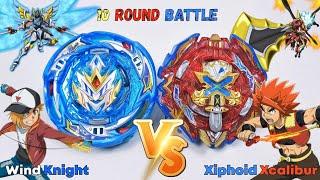 Beyblade burst BU 【 Wind Knight VS Xiphoid Xcalibur 】 10 Round Battle 베이블레이드버스트 BU ベイブレードバーストBU