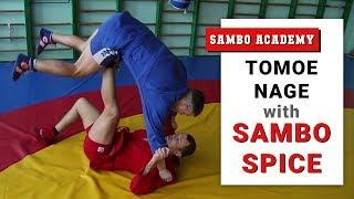 Over the head throw (tomoe nage) one of the prettiest and throws with an amplitude