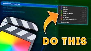 Game-Changing Shortcut Trick for Assigning Roles in FCP!