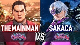 T8  THEMAINMAN (Kazuya) vs SAKACA (Lee)  Tekken 8 High Level Gameplay