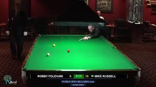 Robby Foldvari v Mike Russell - Quarter Final - Reed Furniture World Open Billiards 2019