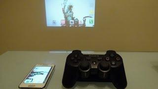 How to connect PS3 controller to Galaxy BEAM (projector Smartphone)