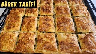 KLASİK ISPANAKLI BÖREK TARİFİ  KOLAY BÖREK NASIL YAPILIR  #börek