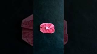 origami YouTube with paper #youtube #origami #origamifun #origamicraft #handmade #paper #red  #easy