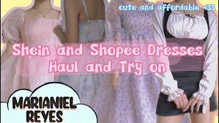 Shopee and Shein Dresses Haul and Try-on | Marianiel Reyes