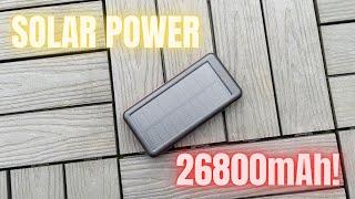 Cool Solar Battery Power Bank - Unboxing & Review