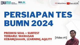 PREDIKSI SOAL TES BUMN 2024 SEMUA KISI-KISI | PERSIAPAN TES BUMN 2024