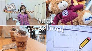 NUS vlog: Y2S1, engineering school, lectures, eating, chilling