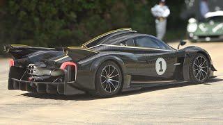Pagani Huayra R PURE V12 SOUND! Music to the ears! Goodwood Festival of Speed 2024