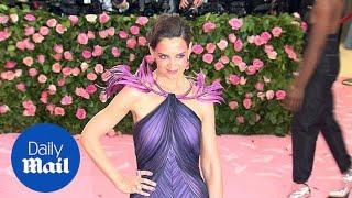 Katie Holmes and Jamie Foxx attend the Met Gala in New York