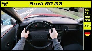 Audi | 80 B3 | 1989 | Onboard POV test drive | HD version