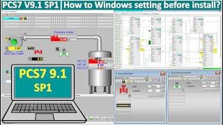 How to setting windows component before install PCS7 V9.1 SP1| How to setup/install PCS7 V9.1 SP1