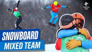 Snowboard - Mixed Team Snowboard Cross | Full Replay | #Beijing2022