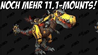 COOLSTES DINO-MOUNT EVER? Ein Robo T-Rex und weitere neue Mounts aus Patch 11.1