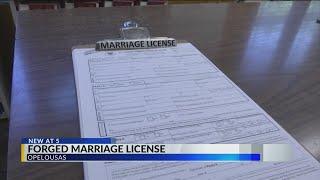 Marriage license scam involving incarcerated man