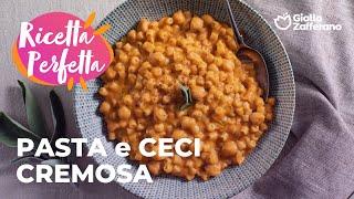 PASTA e CECI SUPER CREMOSA - la RICETTA PERFETTA