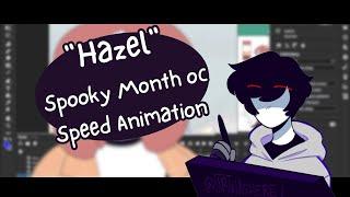 "Hazel" || Spooky Month oc Speed Animation