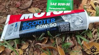 Motul vs Castrol Scooter Gear Oil Perbandingan Oli Gardan Motor Matic