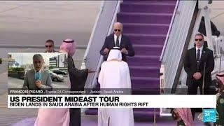 'A delicate visit' : Biden lands in Saudi Arabia after Human rights rift • FRANCE 24 English