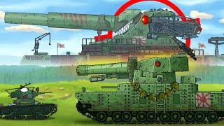 Japanese MONSTERS are creating an apocalypse! - Cartoons about tanks