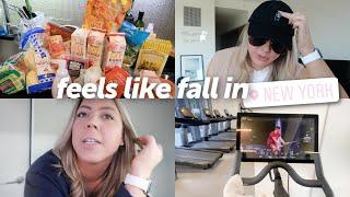 NYC weekend vlog: First Peloton ride, HUGE Fall Trader Joe's haul, Jazz bar & more!