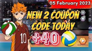 New 2 Coupon Code Today | 05 February 2023 | The Spike Volleyball Story | Volleyball Mobile Game