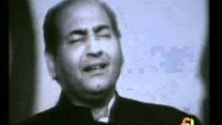 MOHD RAFI LIVE - Man tarpat hari darshan ko aaj! rare short clip.
