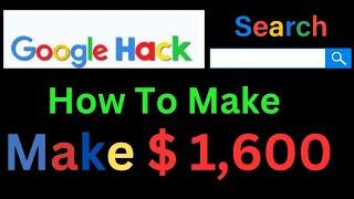 Make $1,600 By Searching Stuff On |google |earnmoneyonline  From Home (Make Money Online)