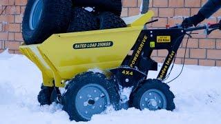 Mini transporter, Mini dumper, Power barrow ATN BY250. Full review And test drive.