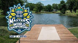 2024 PDGA Pro & Am Masters World Championships • Round 2 • MP50 Pool • Footage/Recap Champs Landing