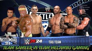 ROMAN REIGNS HULK HOGAN & MUHAMAAD ALI VS RANDY ORTON BATISTA & HOLLYWOOD HOGAN - HELAMBU GAMING