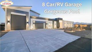 8 Car-RV Garage, Next-Gen Suite, Sparkling Pool, No HOA, Home For Sale Las Vegas